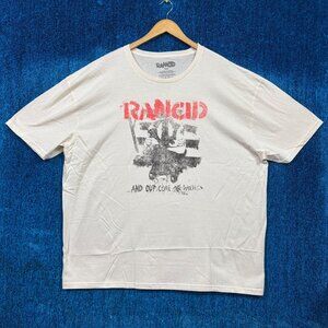 Rancid Out Comes The Wolves Punk Beige T-Shirt Size XXXL